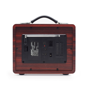 Radio Portatile AM/FM per Casa, Funzionamento a Batteria o Corrente, Colore Argento e Marrone, Servizio Personalizzato OEM - Product Image 3