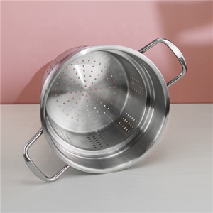 Commercio all'ingrosso di alta qualità ristorante casa che serve la pasta in acciaio inox di spaghetti pentole set di pentole pentola di cottura - Product Image 6