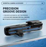 Accessoires de jeu Sarafox DY13, manette de jeu mobile ergonomique filaire avec déclencheur de tir pour les jeux de tir et les téléphones