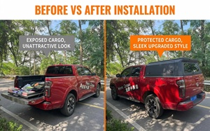 Cubierta de Caja de Camioneta de Aleación de Aluminio Manual para Nissan Navara PRO-4X <span class=keywords><strong>Warrior</strong></span> 2021+ con Cierre de Caja Trasera y Características Impermeables - Product Image 5