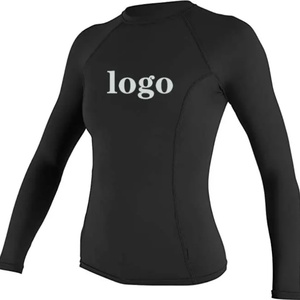 Women's Custom Long Sleeve <b>Compression</b> <b>Shirt</b> With Logo Sublimated Sun Protection Rashguard Design Your Own Gym Rash Guard - Product Image 4