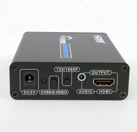 Promotion Nouveaux Produits AV+S-Video RCA vers HDMI AV2HDMI Convertisseur Vidéo HD Adaptateur pour Téléviseur Projecteur