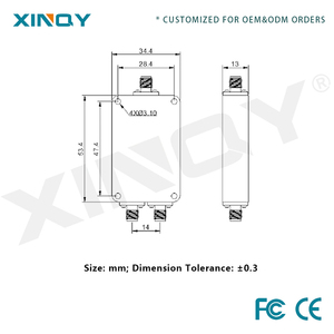 Xinqy 2-cách tín hiệu vệ tinh Splitter 0.5-6Ghz cho SMA Nữ Kỹ thuật số RF Splitter Viễn Thông bộ phận - Product Image 2