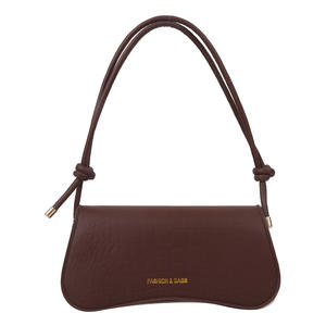Bolso de Hombro de Moda para Mujer, Estilo Verano y Otoño, Color Sólido, Textura de PU, Cierre de Cremallera, Bolso Bandolera Pequeño Cuadrado - Product Image 2