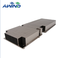 100mm 300mm 600mm ampoule led profil en aluminium dissipateurs de chaleur haute précision fermeture éclair ailette plaques de dissipateur de chaleur pour stade lumineux