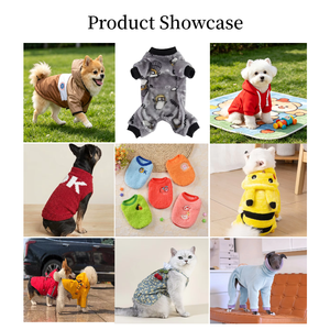 Vêtements pour animaux de compagnie de luxe personnalisés avec logo directement de l'usine, vêtements pour chiens doux et chauds, vêtements pour animaux de compagnie confortables et durables - Product Image 4