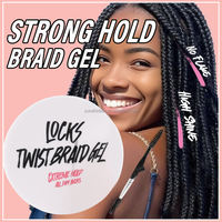 Private Label 150g Immetee Locks Twist Braid Gel Extreme Hold Braiding Gel for Braids Edges Shine Jam Conditioning Wholesale OEM