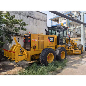 Modèle 2023 Caterpillar 140H, niveleuse à moteur d'occasion, faible nombre d'heures, garantie d'un an, certifiée CE, pompe incluse - Product Image 1