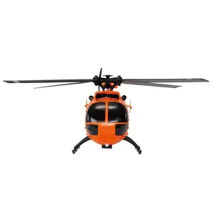 Helicóptero teledirigido con 4 hélices, 2,4G, C186, BO105, giroscopio de 6 ejes, juguetes de Control remoto