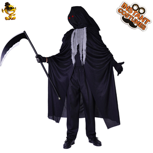 <span class=keywords><strong>Costume</strong></span> da Morte Segreta per Uomo, Travestimento Spaventoso per Feste di Halloween, Cosplay <span class=keywords><strong>Horror</strong></span> con Corda Nera - Product Image 4
