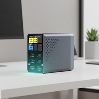 Chargeur USB-C GaN 160W à 6 ports avec écran LCD intelligent pour bureau, compatible charge rapide PD3.1 140W - Offre Spéciale