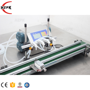 Máquina de llenado peristáltica de sobremesa HZPK con boquillas para goteros y transportador automático - Product Image 3