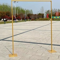Arche de décoration murale pour mariage 3x3m, cadre de fond surélevé réglable, idéal pour la décoration d'événements de mariage