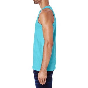 Camiseta sin mangas ajustada para hombre, camiseta de algodón sin mangas para gimnasio, chaleco ajustado para culturismo, fitness y ropa informal de verano - Product Image 5