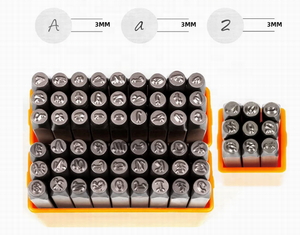 Bộ Dập Kim Loại Chuyên Nghiệp Dành Cho Các Dụng Cụ Trang Sức Diy, Bao Gồm Bộ Đục Lỗ Bảng Chữ Cái, Khối Băng Ghế Thép Và Búa - Product Image 2