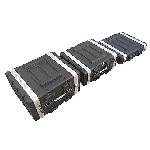 2U 4U 6U 8U 10U ABS Rack Flight Case / Plastic Rack Mount Case / Amp Cases for Sale