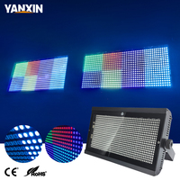 Luz Estroboscópica LED RGB de 8 Segmentos, Flash a Todo Color, DMX512, Luz de Efecto de Escenario Activada por Sonido para DJ, Clubes, Fiestas y Conciertos