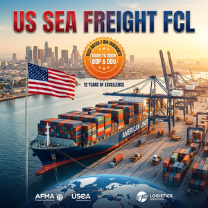 Transitaire maritime FCL 20GP 40HQ Chine-USA, toutes tailles de conteneurs, agent maritime avec 12 ans d'expérience professionnelle - Product Image 1