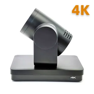 4K 60fps PTZ camera 12X Zoom quang máy ảnh sống streaming camera với HDMI và 3G-SDI Kết quả đầu ra HD IP kiểm soát