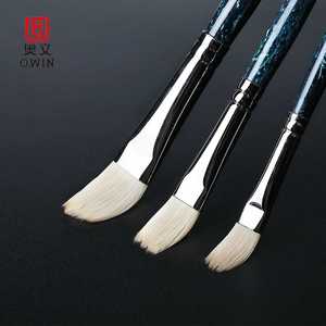 <strong>Best</strong> Seller Rich Man Series Oil Painting <strong>Brushes</strong> 12 Sizes Available Silky Smooth Non Stop Ink Flow Professional Art Supplies - Product Image 6