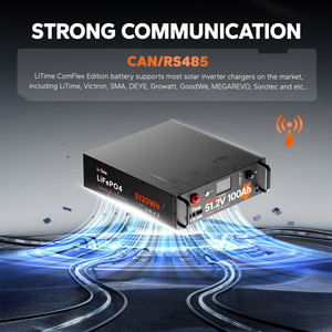 51.2V 100Ah LiFePO4 Battery 3U Stackable Energy Storage Battery with RS485 CAN Communication for Home Off <b>grid</b> Solar <b>System</b> - Product Image 6
