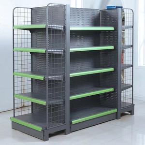 Estantes de exhibición Góndola para soportes de tienda Estante de tienda de comestibles al por menor Personalización Estantes de supermercado Dimensión/Estante de tienda - Product Image 5
