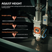 Machine de découpe laser à fibre de bureau Celestlas 400x300mm 700W, graveur et découpeur de métal avec suivi automatique de la hauteur