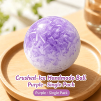 Crispy-Shell ASMR Squeaky Crushed Ice TPR Squishy Ball Blind Box Slow Rebound Moldable Stress Relief Fidget Toy Novel Party