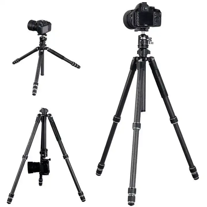 Chuyên Nghiệp Chất Lượng Cao Sợi Carbon Tripod Cho Dslr Máy Ảnh Tripod Video Studio Chụp Chuyên Nghiệp Tripod