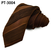 3D Plissee Seiden krawatten für Männer Solid Business Krawatte Custom Plain Natural Folding Stoff Hochwertige Seide Custom Krawatte