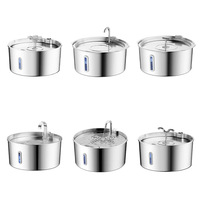 Fontaine à eau pour animaux de compagnie 7L en acier inoxydable, alimentée par USB, filtration au charbon actif, eau propre recirculante, grande capacité, directement de l'usine