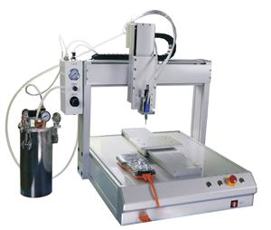 Machine de pulvérisation automatique de colle liquide, pulvérisateur d'adhésif, distributeur de colle, revêtement conforme pour circuits imprimés, rotation automatique à haute vitesse CNC - Product Image 1