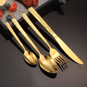 Stainless Steel Western Cutlery Set <b>Knife</b> Fork Spoon Mirror Polished Durable Tableware For Hotel Steak Dessert Use - Product Image 4