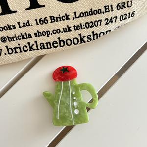 กิ๊บติดผมรูปสัตว์การ์ตูนน่ารัก ผลไม้และผัก กิ๊บติดผมอะซิเตทรูปดอกทิวลิปสำหรับผู้หญิงและเด็กผู้หญิง - Product Image 3