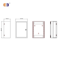 Armoire de serveur de données murale mince de 10 pouces, homologuée OEM/ODM, pour petits équipements réseau, bureau à domicile et stockage informatique