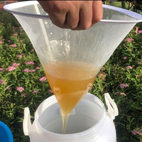 Honig-Fließsieb aus Nylon, Trichterförmiger Filter, Faser-Bienen-Netz, Imkerei-Zubehör, Verunreinigungsfilter-Tuch