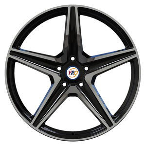 Jantes forgées personnalisées YRO 17 18 19 pouces 5x114.3 5x120 à cinq branches en alliage d'aluminium avec face usinée pour voitures particulières GMF <span class=keywords><strong>BMF</strong></span> - Product Image 1