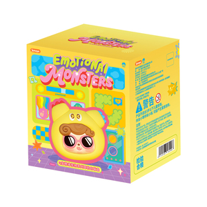 Auténtico JOTOYS Q. KID Monstruos emocionales Bolsas para auriculares Caja ciega Juguete de moda Diseño aleatorio Acción Anime Lindo bebé Regalo de cumpleaños - Product Image 1