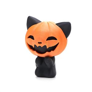 Calabaza con Forma de Gato Impresa en 3D Estilo Halloween para Fiestas en Casa, Adorable Calabaza Híbrida con Forma de Gato Personalizada de 7.2cm*6.6cm*9.5cm, Decoración Festiva - Product Image 2