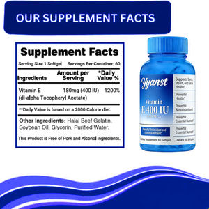 Vitamina E de alta calidad, fácil de consumir, apoyo al sistema inmunológico, mejora la piel, antioxidante, cápsulas blandas. - Product Image 6