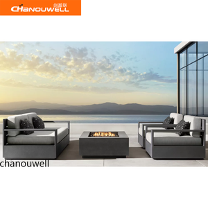 <span class=keywords><strong>Canapé</strong></span> <span class=keywords><strong>de</strong></span> <span class=keywords><strong>jardin</strong></span> en aluminium <span class=keywords><strong>de</strong></span> style moderniste <span class=keywords><strong>avec</strong></span> structure ouverte - Product Image 5