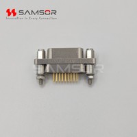 Hochgeschwindigkeits-Signalübertragung HJ30J-18ZKN Vertikale Montage PCB-Steckverbinder HJ30J Serie Micro-D Rechteckige Steckverbinder