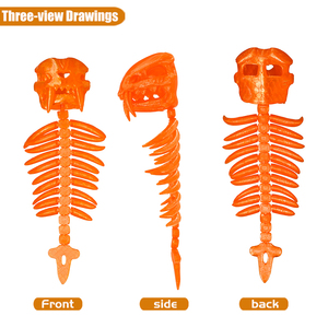 Nouvel Arrivage : Squelette de Dinosaure Artificiel Suspendu, Modèle Imprimé en 3D, Personnalisable, Faible MOQ, Collection 3D, Jouets en Plastique - Product Image 6