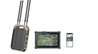 Système de détection de drones de type boîtier IP65 HD5 400MHz-6000MHz, dispositif de positionnement passif de drones multi-cibles avec suivi de trajectoire pour la sécurité