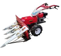 Moissonneuse-batteuse BISON pour le blé, le riz, les céréales, le manioc avec moteur à essence, machines agricoles à haute efficacité