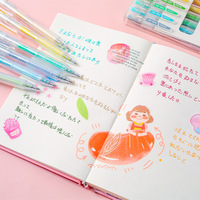Ensemble de stylos à encre gel Morandi, 9 couleurs, vente en gros, 10 pièces