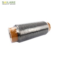 Hilo Metálico Conductivo de Alta Resistencia, Hilo Teñido con Fibra de Acero Inoxidable 316L para Blindaje RFID EMI en Dispositivos Inteligentes