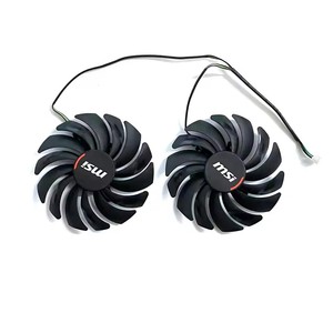 Lzqly พัดลมระบายความร้อน PLD10010S12HH การ์ดจอ RX5700 GPU, พัดลมระบายความร้อนสำหรับการเล่นเกม <span class=keywords><strong>MSI</strong></span> RX 5700 <span class=keywords><strong>5600</strong></span> <span class=keywords><strong>XT</strong></span> การ์ดจอเกม X - Product Image 6