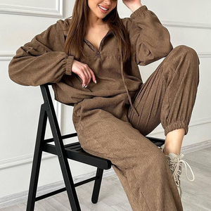 Nuevo spandex de invierno al aire libre personalizado, chándal para mujer chándal con capucha Jogging 2024/ - Product Image 6