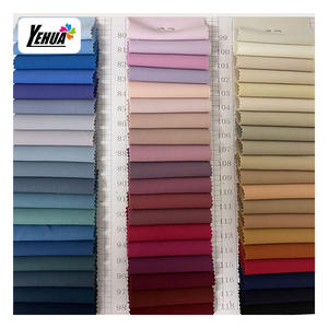 Échantillon gratuit 270gsm 100% polyester bleu foncé vêtements de travail uniforme tissu sergé tissé pour pantalon - Product Image 1